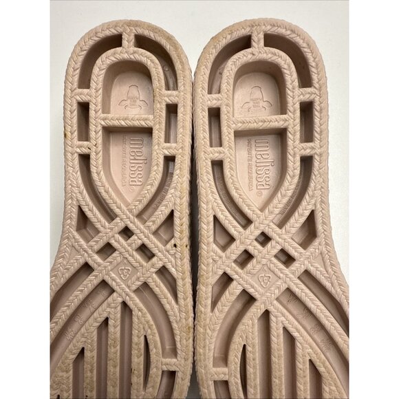 Melissa + Jason Wu Open Toe Camilla Woven Jelly Sandals Size 8 - Picture 9 of 11